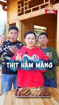 Làm món thịt hầm măng tre khi chồng chê ăn thịt mỡ #food #cooking #trumamthuc #nauan