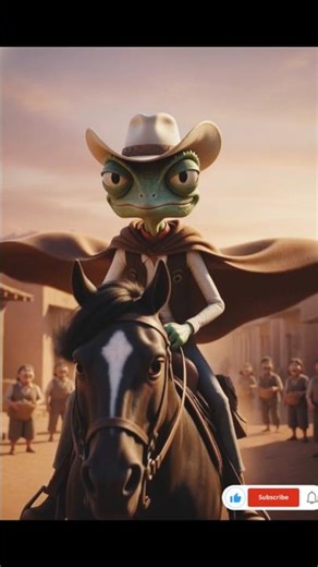 When a Random Chameleon Becomes a Village Hero 🦎😂 | Mr. Rango