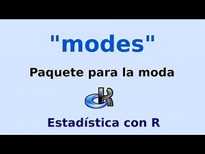 Cómo calcular la Moda con el paquete "modes" | Estadística con R | 7