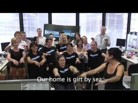 Auslan Australian Anthem