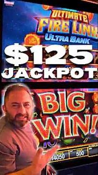 🔥 $125 Bet HOLD & SPIN Goes NUCLEAR on Fire Link Ultra Bank 💥 JACKPOT ! #shorts #fyp #casino