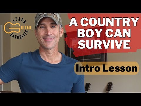 Intro Guitar Lesson | A Country Boy Can Survive - Hank Williams Jr.