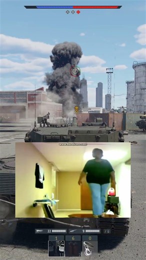 Leopard 2A4 Funny moment 🤣