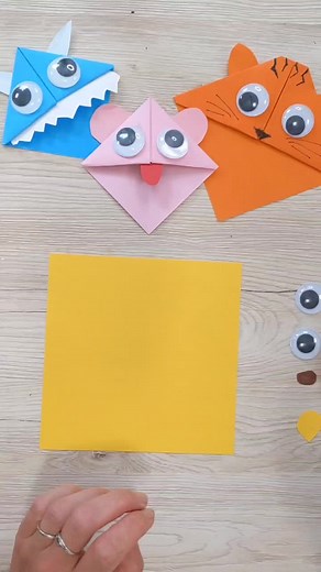 Fabrique ton marque-page en origami facilement