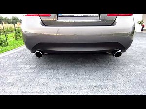 Infiniti M56 (m37, m35h) cat delete, resonator delete, OEM Sport Performance Axle Back Muffler.