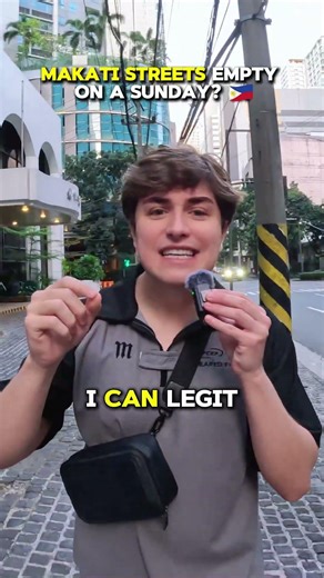 🇵🇭😳 MAKA​TI streets are EMPTY on Sundays?! 🏙️