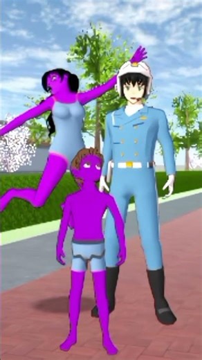 Sakura School Simulator | Epic Costume Change + Jumping Animation