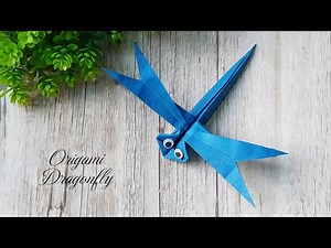 Paper Dragonfly | Easy Origami Dragonflies | How to Fold Dragonfly