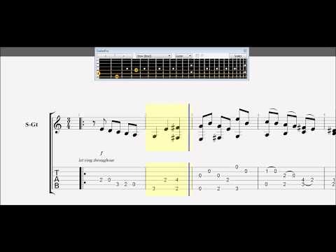 Gigue - BWV 996 - Lute Suite No1 in E Minor J S BACH Guitar Tabs