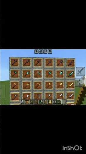 Minecraft All Tools & Weapons in One Video ⚔️🔥 | Full Showcase #shorts
