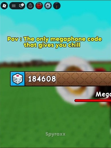 Pov : The only megaphone code that gives you chill