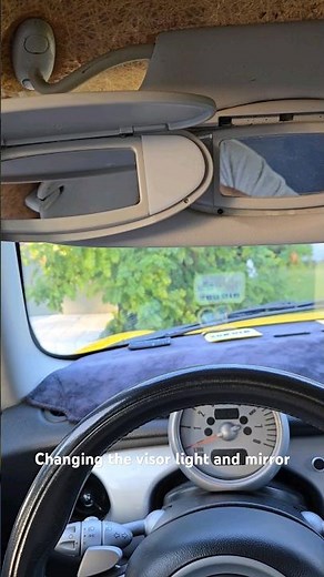 R53 visor replacement how to. Not easy. #r53 #minicooper