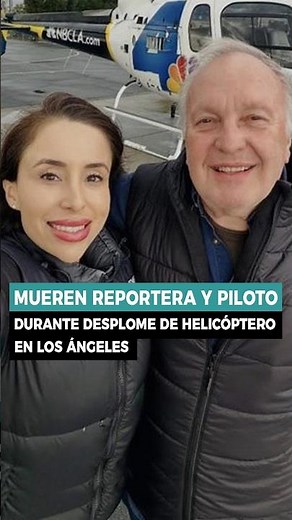 Reporter and pilot die in Los Angeles helicopter crash