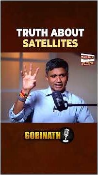 Satellites & Rocket Science Truth Simply Explained | Agnikul Founder Srinath | Gobinath #shorts