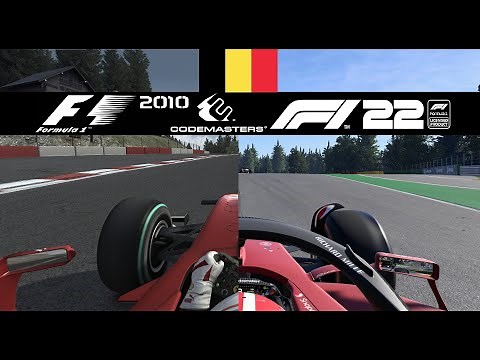 F1 Game Comparison: 2010 - 2022 Gameplay Comparison (PC)