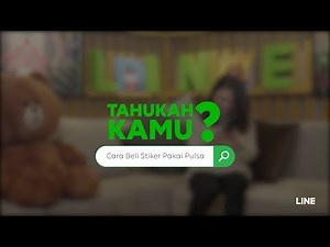 LINE TUTORIAL - Cara Beli Stiker LINE Pakai Pulsa