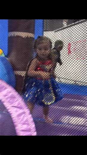 Wonder Woman jumping on the trampoline #superhero #wonderwoman #toddler | McCormick Family | Facebook