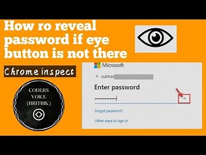 How to see the typed password in chrome | google chrome inspect element tricks | password revealer