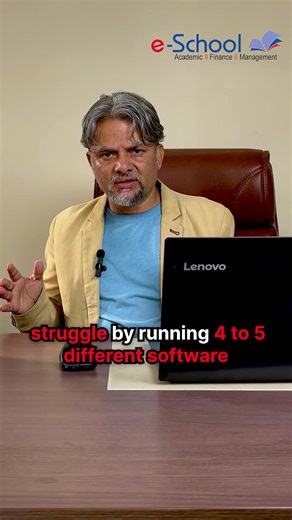 सावधान!!! के तपाईंलाई थाहा छ तपाईंले आफ्नो विद्यालयलाई १० वर्ष पछाडि धकेल्दै हुनुहुन्छ? अन्यथा, किन अझै तेही पुरानो, चल्दा चल्दै रोकिने, गलत रिपोर्ट दिने, चाहिने कुराहरु थप-घट गर्न नमिल्ने, र एक आपसमा integrated नहुने School Management Software मै अड्कनुभएको छ त? यसरि एक्कै चोटी ४-५ वटा Software हरु चलाउन पर्ने झन्झटबाट मुक्त हुनुहोस र आजै e-School प्रयोग गरि नेपालको नामी School हरु जस्तै Ullens School, Rosebud School, Triyog, KMC ग्रुप र NIST ग्रुप लगायतका १००० भन्दा बढी विद्यालयहरु जसरि आफ्नो 