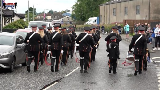 Mavemacullen Accordion Band @ Kilcluney Volunteers Flute Band Parade 2025 | MBV - Marching Band Videos