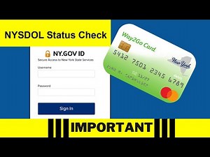 NYSDOL Unemployment How to Check Your Claim Status Online