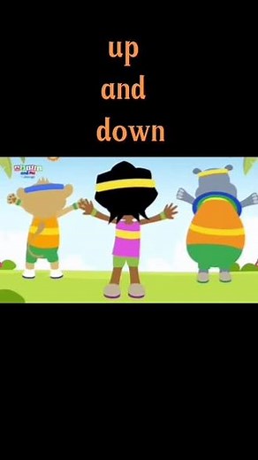 快来跟着一起做动作，学习方向，上下左右。up, down, left, right #英语启蒙 #学英语