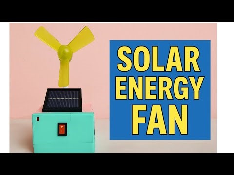 Solar Energy Fan | Free Energy Fan Project | Easy DIY#schoolproject #scienceproject #solarfan