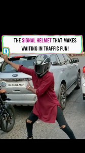 271K views · 50 reactions | Videos of 'Signal Helmet' guy aka Subodh Londhe (@londhesubodh) dancing at traffic signals have gone viral. Watch how his groovy steps are enough to keep the traffic hooked! #signalguy #roadsafety #subodhlondhe #traffic #trafficpolice | Quint Neon | Facebook
