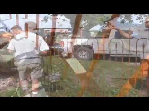 Wrought Iron Fence Installation - A Rustic Garden, Ltd. - Mt. Sterling, IL