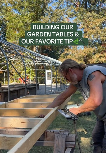 Building Garden Tables for Efficient Plant Care