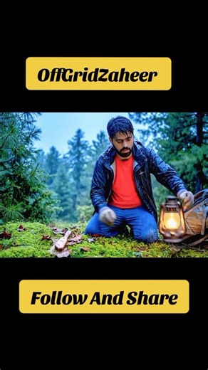 Off-grid camping that's actually simple #camping #survival #nature