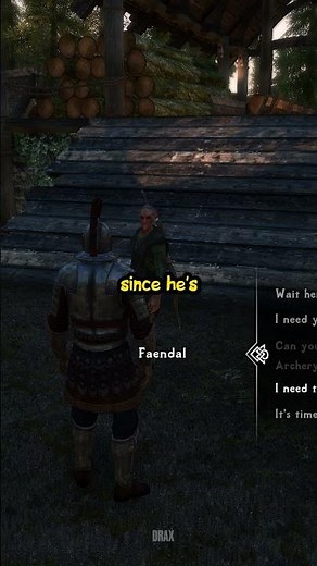 😳 How to Level Archery for Free in Skyrim #skyrim #gaming