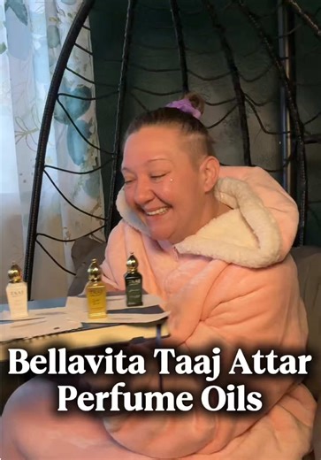 Let’s try out some new perfume oils! This is the BellaVita Taaj Attar perfume oil set and it comes with four phenomenal, long lasting perfume oils that range from sweet to woodsy in scent. The Gold Oud is my new favorite paired with their Honey Oud perfume!