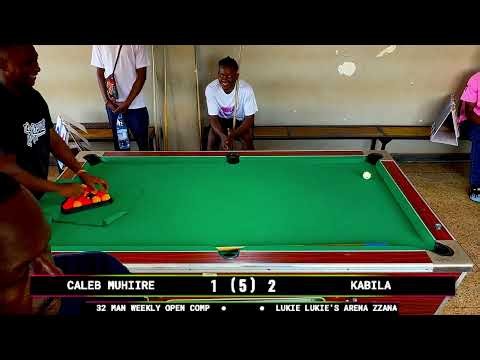 CALEB MUHIIRE vs KABILA | RACE TO 5|LUKIE LUKIE'S ARENA ZZANA 32 MAN WEEKLY OPEN COMP