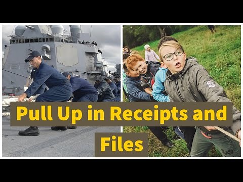 eOffice - Pull Up of Receipts and Files Option Use and Features Live Demo. Step by Step Discussion.