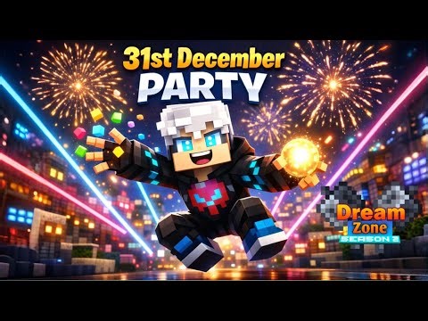 🎉 31 December Party LIVE 😱 | Minecraft Mein Sabse Badi New Year Party 🔥