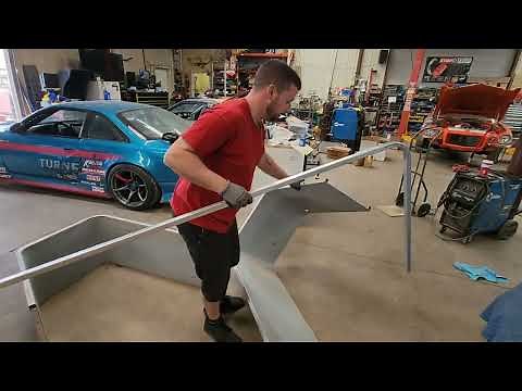 Bending 1" square tubing for a pontoon boat rail