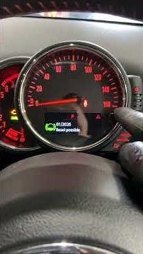 How to reset the service light on a mini countryman cooper work 2017 #minicooper #mechanics #fyp