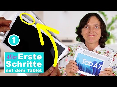 First steps with an Android tablet. The tablet course for seniors. Part 1