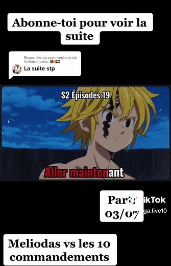 Réponse à @Voltaire junior 🇨🇲🇦🇪 Part 03 Meliodas vs les 10 commandements #meliodas #dragondelacolere #meliodasedit #meliodasedits #meliodascosplay #meliodascosplayer #meliodasvsles10commendemants #meliodasvs10commandments #les10commandements #10commandements #10commandmentsinsevendeadlysin #seven #deadly #sins #sevendeadlysins #manga #anime