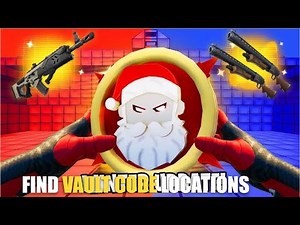 CUSTOM HERO MEDALLIONS RED VS BLUE MAP FORTNITE - FIND SECRET VAULT CODE LOCATIONS