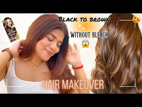 How I Colour My Hair at Home UNDER ₹149 😱 | Garnier Hair Color Golden Brown 7.3 | Without Bleach