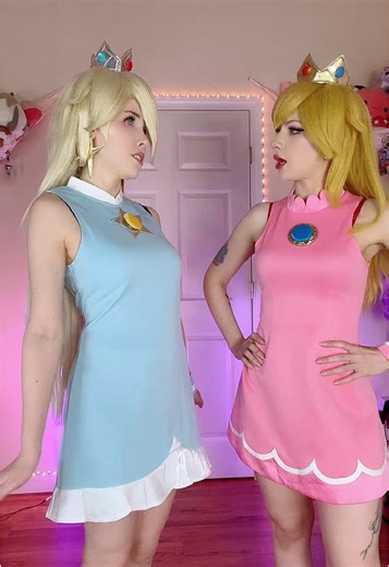 Captivating Princess Peach and Rosalina Cosplay Showcase