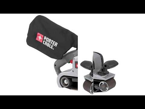 PORTER CABLE 352VS 8 Amp 3 Inch by 21 Inch Variable Speed Belt Sander with Cloth Dust Bag