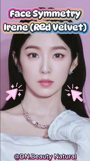 Perfect Face Hack 😍 Irene Red Velvet Style! #FaceHack #IreneRedVelvet #PerfectFace #FaceSymmetry