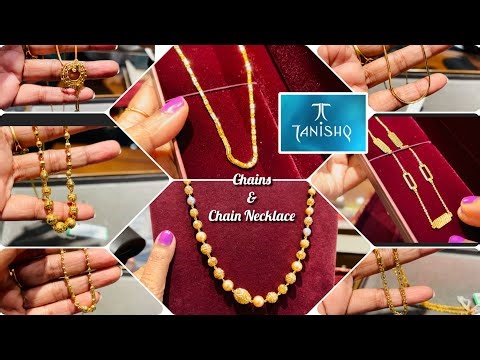 Tanishq Elegant Gold Chain & chain Necklace Collection |Tanishq 💫 gold Stunning chainNecklace Design