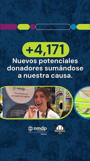 Cada aportación se convierte en acción en NMDP México®