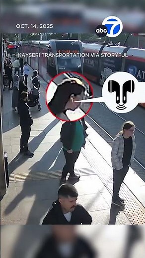 Security guard saves woman from oncoming tram
