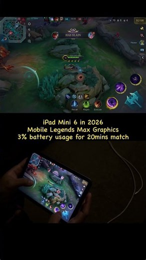 “4+years old Mini! || iPad Mini 6 Mobile Legends Max Graphics Game Test in 2026”