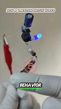 How a Vibration Switch Works? Vibration Switch Explained #vibrationswitch #diyelectronics